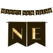 baner happy new year czarny partypal 250 cm