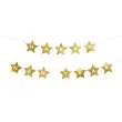 baner happy new year gwiazdki zloty partydeco 290 x 17 cm