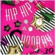 baner hip hip hooray partydeco zloty 120 cm