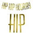 baner hip hip hooray partydeco zloty 120 cm