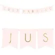 baner just married partydeco rozowy 155 cm