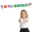 baner na rozpoczecie roku szkolnego witaj szkolo mix kolor 2 5m