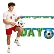 baner pilka nozna happy birthday soccer fans procos 200 cm