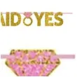 baner she said yes zloty brokat amscan 365 cm