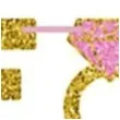 baner she said yes zloty brokat amscan 365 cm
