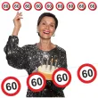 baner urodziny 60 traffic birthday 2 5 m