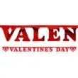 baner valentines day czerwony 2 m
