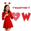 baner walentynki czerwono rozowy 2 2 m