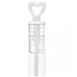 banki mydlane serduszko bialy partydeco 4ml 6 szt