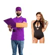 bielizna erotyczna body luxury czarna kemis rozm uniw