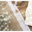 bieznik jutowy z koronka partydeco 275 x 28 cm