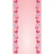 bieznik serca love is in the air rozowy godan 200 x 33 cm