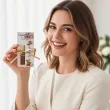 bileciki merci personalizowane podziekowania dla gosci na chrzest swiety bezowy mis x6