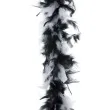 boa deluxe bialo czarne funnyfashion 200 cm 45 g