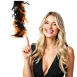 boa deluxe czarno pomaranczowy funnyfashion 200 cm 45 g