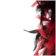 boa deluxe czerwono czarne funnyfashion 200 cm 45 g