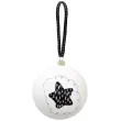 bombka black and white gwiazdka biala 7 5cm arpex