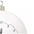 bombka black and white renifer biala 7 5cm arpex
