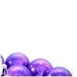 bombki disco fioletowe arpex 3 cm 9 szt