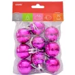 bombki disco malinowe arpex 3 cm 9 szt