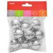 bombki disco srebrne arpex 3 cm 9 szt