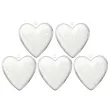 bombki do dekorowania serca akrylowe aliga 10 cm 5 szt
