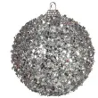 bombki frost plastikowe srebrne guirca 6 cm 4 szt