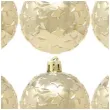 bombki gwiazdki plastikowe zlote guirca 6 cm 6 szt