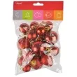 bombki mini mix czerowne arpex komplet 20 szt