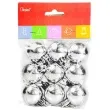bombki mini srebrne arpex 9 szt