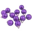 bombki nietlukace fioletowe arpex 3 cm 12 szt