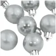 bombki nietlukace srebrne arpex 3 cm 12 szt