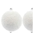 bombki osniezone biale arpex 6 cm 6 szt