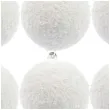 bombki osniezone biale arpex 6 cm 6 szt