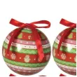 bombki swiateczna kompozycja akrylowe guirca 6 cm 6 szt