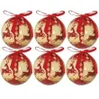 bombki swiateczne renifery akrylowe guirca 6 cm 6 szt
