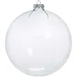 bombki szklane bezbarwne 12 cm 4 szt