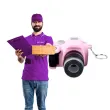 brelok do kluczy aparat foto rozowy oem