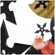 bron gwiazdki ninja shuriken czarny 2 szt