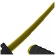 bron miecz skladany katana samuraja czarno zloty 75 cm
