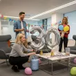butla jednorazowa z helem classic 30 blekitny partydeco
