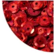 cekiny classic holo czerwone 8 mm 10 g brewis