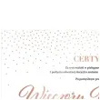 certyfikat bride to be rozowy zloty partypal 1 szt