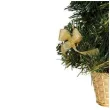 choinka classic mini ozdobiona zlota guirca 40 cm