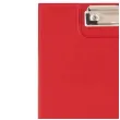 clipboard podkladka a5 z klipem zamykana czerwona d rect
