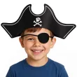 czapeczka papierowa pirat z opaska partydeco 1 szt