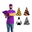 czapeczka papierowa urodzinowe safari mix partypal 4 szt