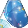 czapeczki papierowe balony sparkling balloons procos 6 szt