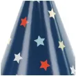 czapeczki papierowe gwiazdki granatowy partydeco 6 szt