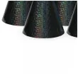 czapeczki papierowe holograficzne czarny godan 6 szt